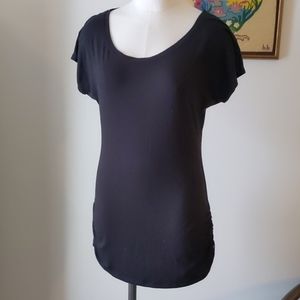 Reebok black long tee S